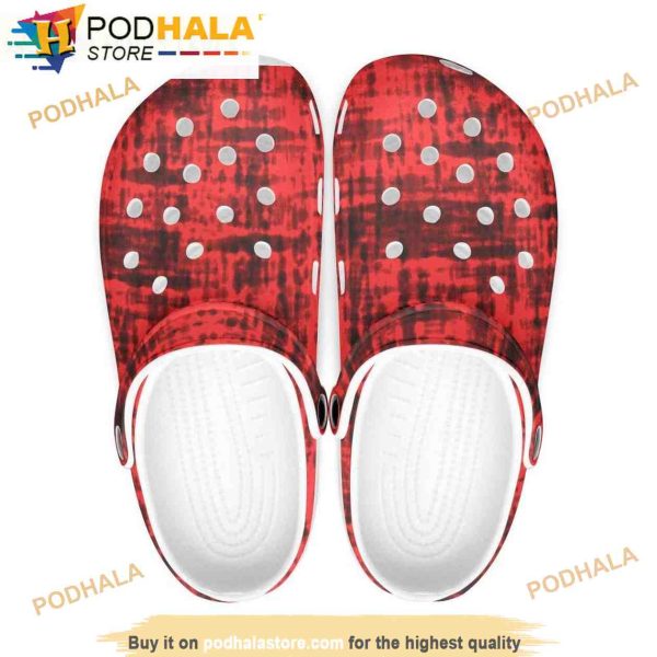 Floral Retro Geo Tie Dye 3D Crocs Crocband Slippers