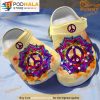 Flower Peace Hippie 3D Crocs Crocband