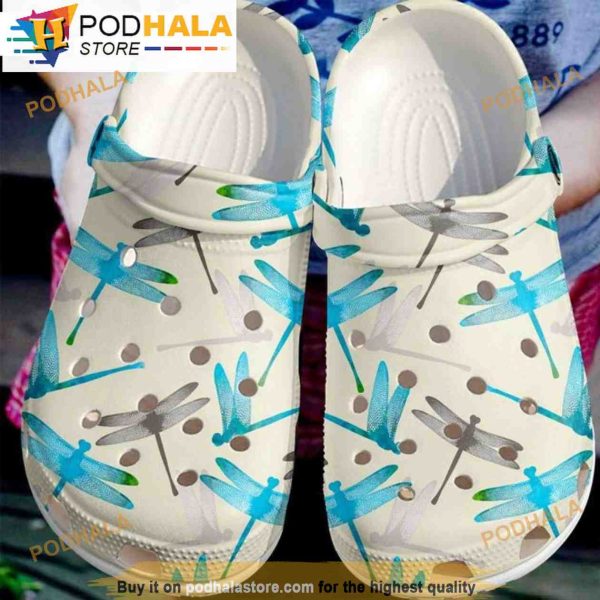 Flying Animal Lovely Dragonfly 3D Crocs Crocband