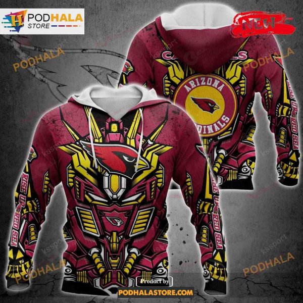 Football Arizona Cardinals New Transformer 2023 NFL Hoodie 3D