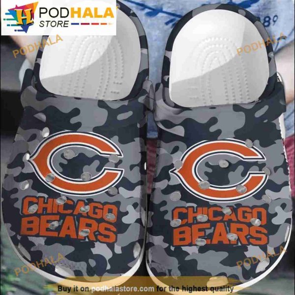 Football Chicago Bears Camo NFL 3D Crocs