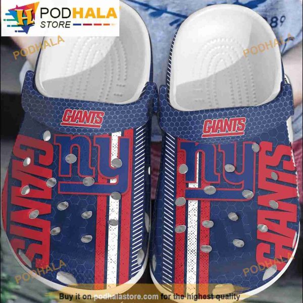 Football NFL 3D Crocs Giants Shoes