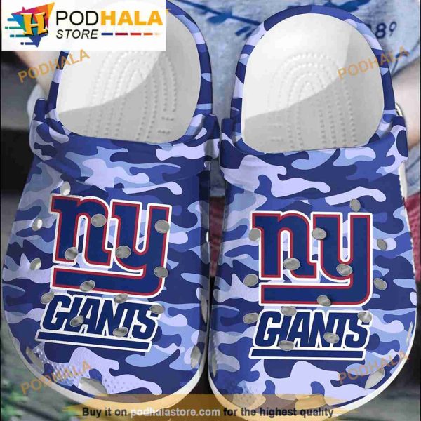 Football New York Giants Gifts NFL 3D Crocs Clogs