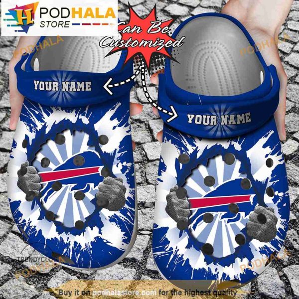 Football Personalized Buffalo Bills Hands Ripping Nfl NFL 3D Crocs