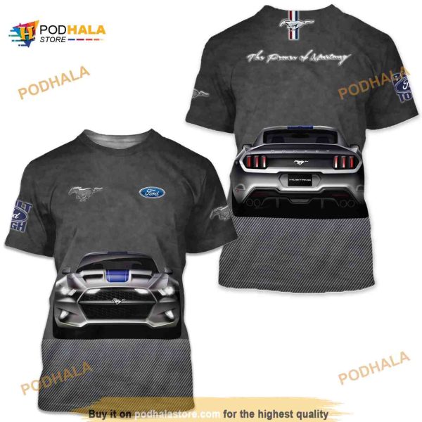 Ford Mustang 3D full Printed Fashion Tshirt