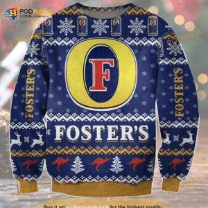 Fosters Beer Xmas Wool Funny Ugly Sweater