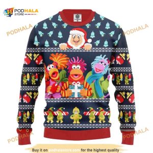 Fraggle Rock Sublimated Adult Ugly Christmas Sweater