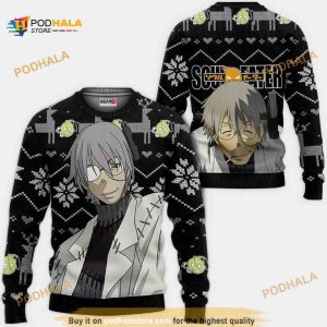 Franken Stein Anime Soul Eater Xmas Ugly Christmas Sweater