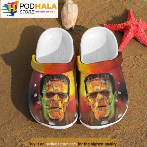Frankenstein Horror Movie 3D Crocs Crocband Halloween