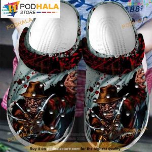 Freddy Krueger A Nightmare 3D Crocs Crocband Halloween