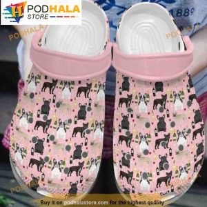 French Bulldog And Wine Pink Dog 3D Crocs Crocband