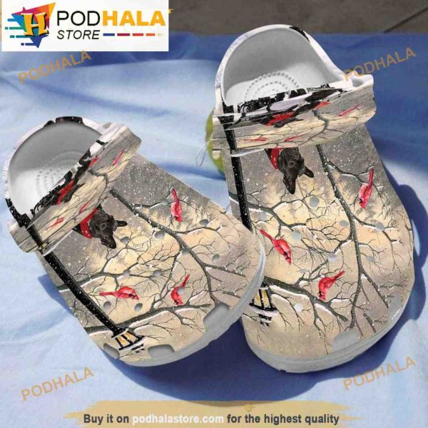 French Bulldog Hello Winter Dog In 3D Crocs Crocband