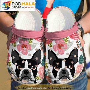 French Bulldog Mom Flower Dog In 3D Crocs Crocband