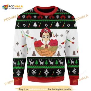 Frida Kahlo Ugly Sweater, Frida Kahlo Christmas Gift, Frida Kahlo Shirt