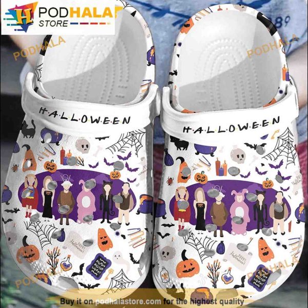 Friends 3D Halloween Crocs Clog Shoes