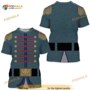 Frozen 2 Costume, Lieutenant Destin Mattias 3D Shirt