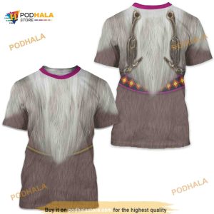 Frozen Costume, Sven Shirts, Animal Kingdom 3D Shirt