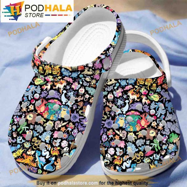 Full Pokemon 3D Crocs Crocband