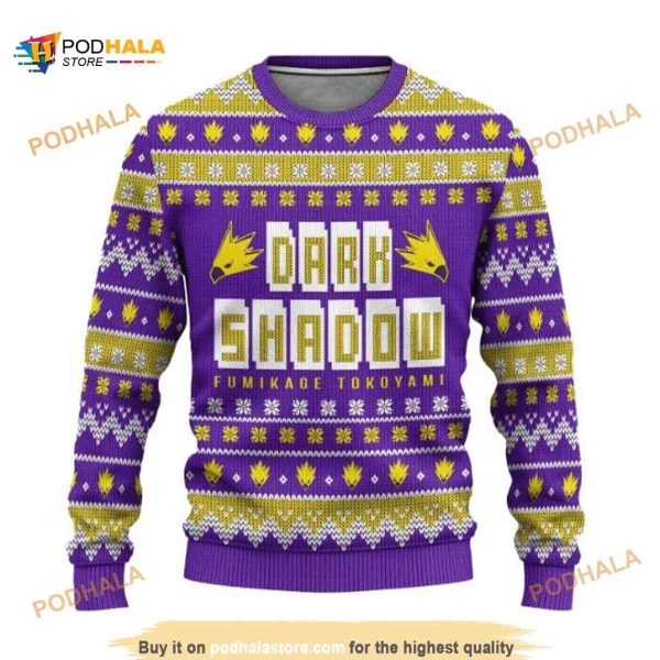 Fumikage My Hero Academia Gift Fan Ugly Xmas Wool Anime Christmas Sweater