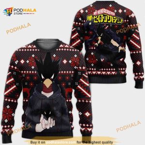 Fumikage Tokoyami My Hero Academia Christmas Wool Ugly Anime Christmas Sweater
