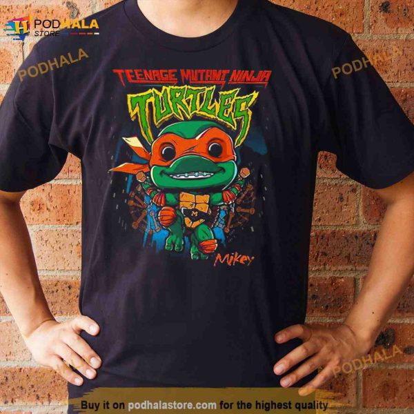 Funko TMNT Mutant Mayhem Movie Michelangelo Pocket Pop And Tee Fan Gifts T Shirt