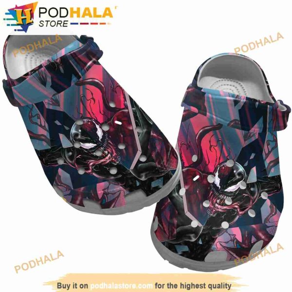 Funny Art Venom Crocband 3D Crocs