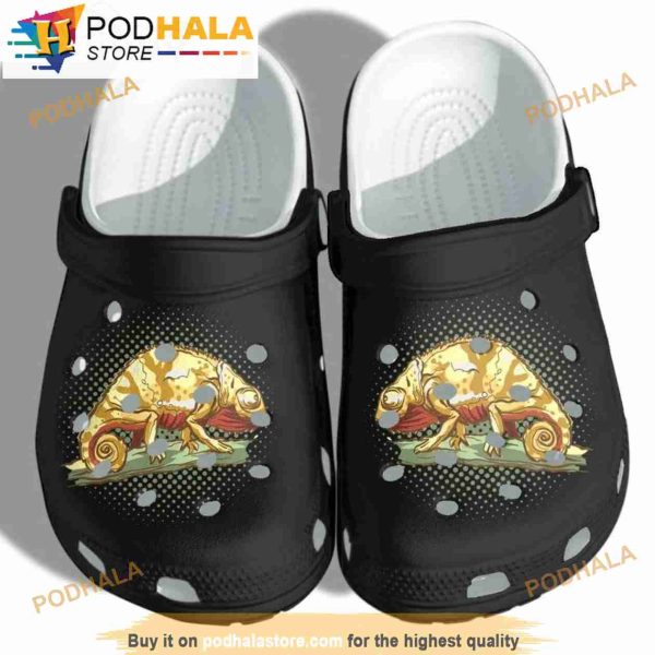 Funny Chameleon Dragon Crocband 3D Crocs