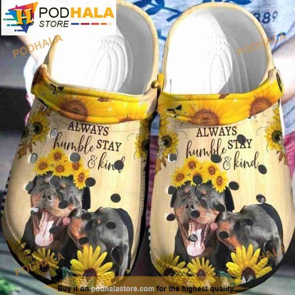 Funny Doberman Dog Crocband 3D Crocs