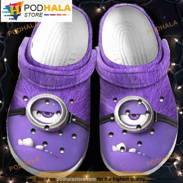 Funny Face Minion Crocband 3D Crocs