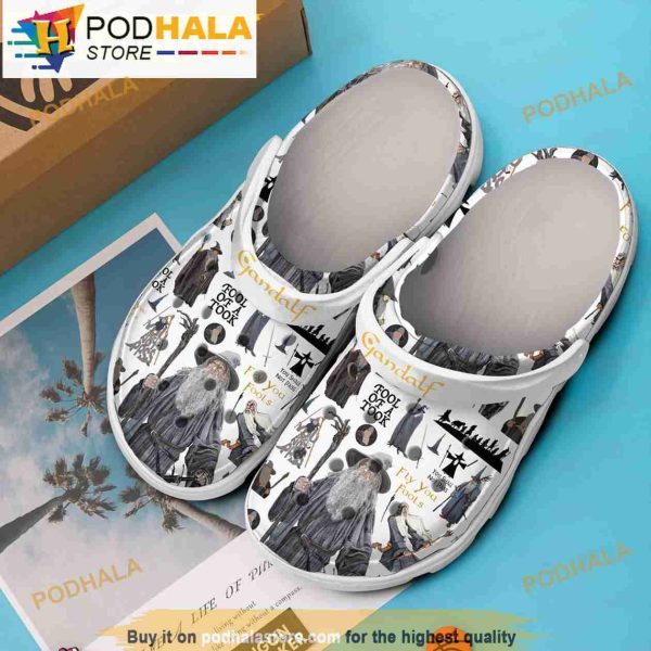 Funny Gandalf The Lord Of The Rings Movie Crocband 3D Crocs Clogs
