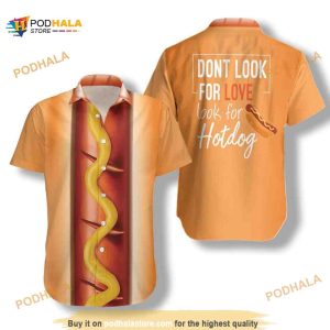 Funny Halloween Hot Dog Halloween Hawaiian Shirt, Halloween Gifts Ideas