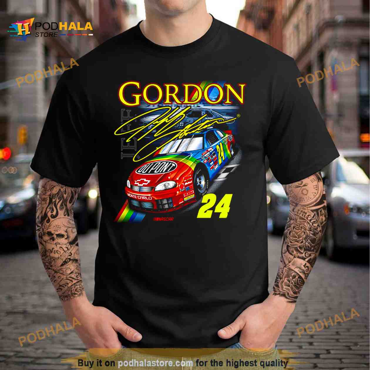 Funny Jeff Gordon 24 Dupont Horsepower Shirt Funny Jeff Gordon 24 Dupont Horsepower Shirt