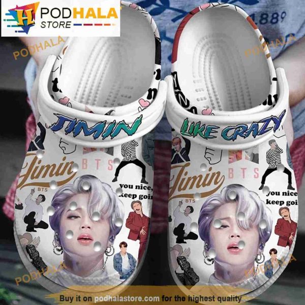 Funny Jimin Bts Crocband 3D Crocs
