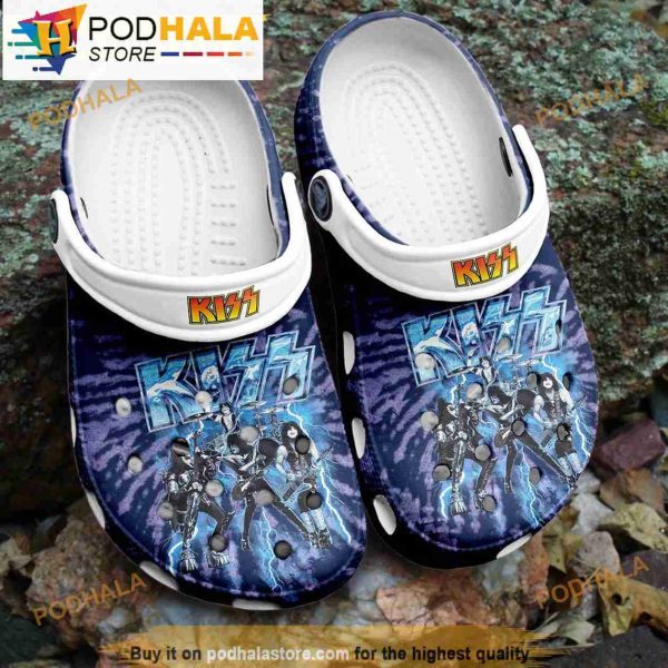 Funny Kiss Queen Band Crocband 3D Crocs Clog Shoes