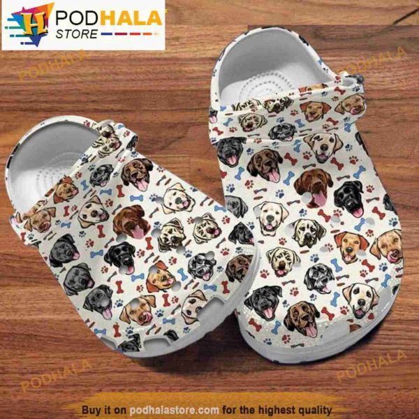 Funny Labrador Retriever Dog Crocband 3D Crocs