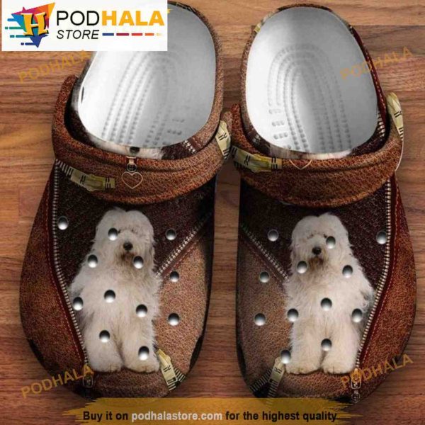 Funny Leather Old Dog 3D Crocs Crocband