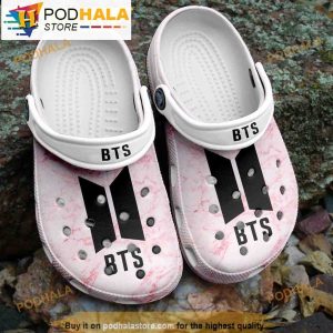 Funny Logo Bts Pink 3D Crocs Crocband