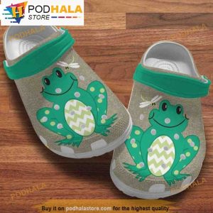 Funny Looking Frog At Dragonfly 3D Crocs Crocband