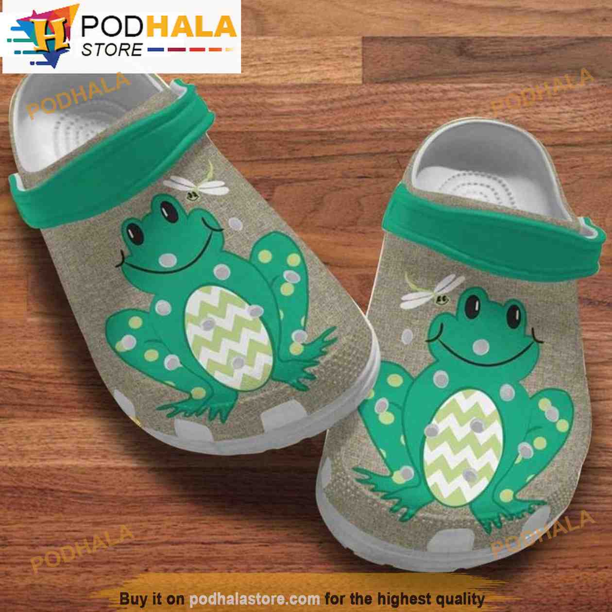 Funny Looking Frog At Dragonfly 3D Crocs Crocband Funny Looking Frog At Dragonfly 3D Crocs Crocband