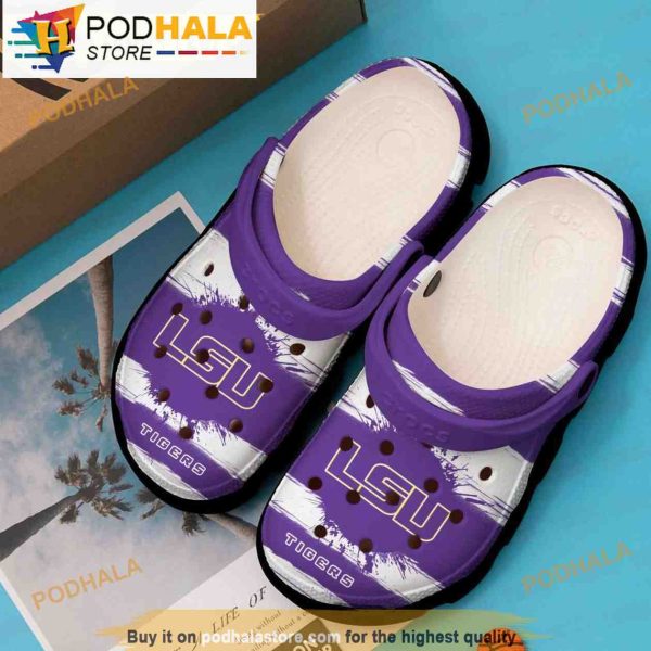 Funny Lsu Tigers Football Ncaa 3D Crocs Crocband