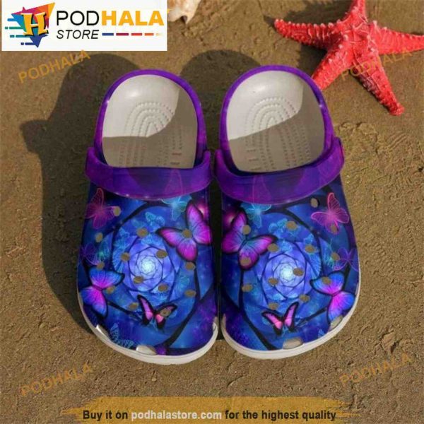 Funny Magic Butterfly 3D Crocs Crocband