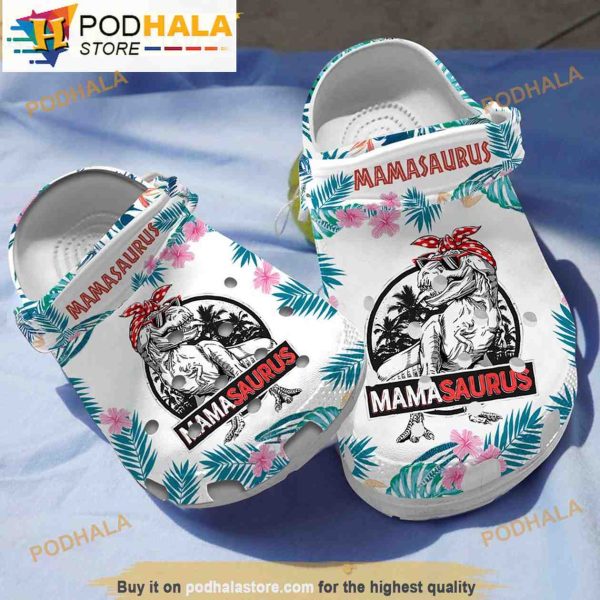 Funny Mamasaurus T Rex 3D Crocs Crocband
