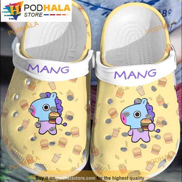Funny Mang Bts 3D Crocs Crocband Clog Shoes