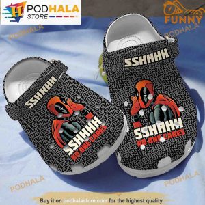 Funny Marvel Deadpool 3D Crocs Crocband