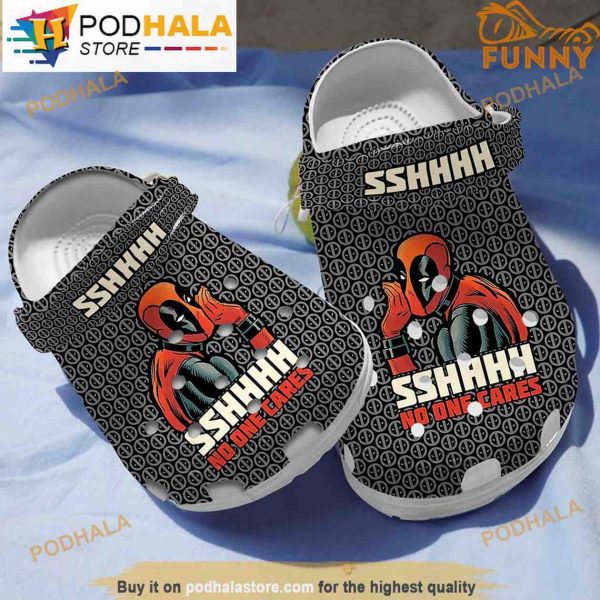 Funny Marvel Deadpool 3D Crocs Crocband