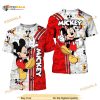 Funny Mickey Mouse Red Cross Comic Disney Shirt 3D