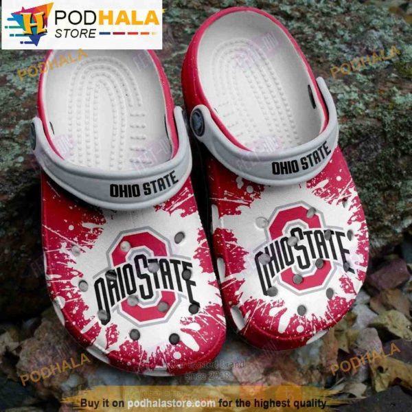 Funny Ohio State Buckeyes Ncaa 3D Funny Crocs Crocband