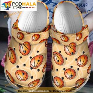 Funny Orange Basketball 3D Funny Crocs Crocband