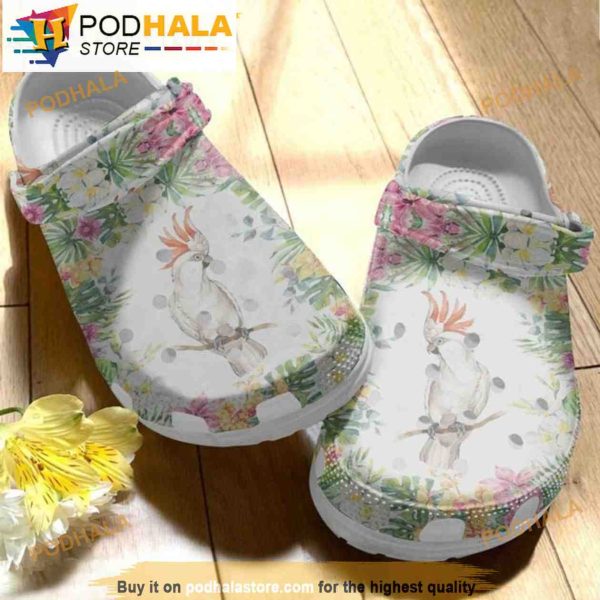 Funny Parrot Floral 3D Funny Crocs Crocband