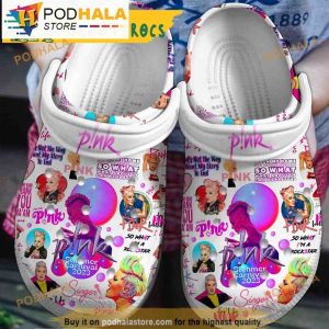 Funny Pattern P!Nk 3D Funny Crocs Crocband